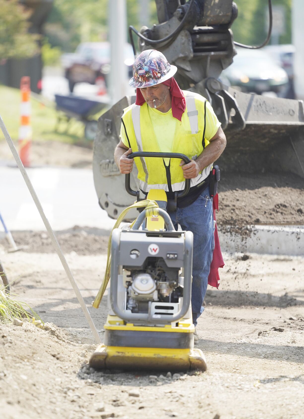 Roadwork in Lee